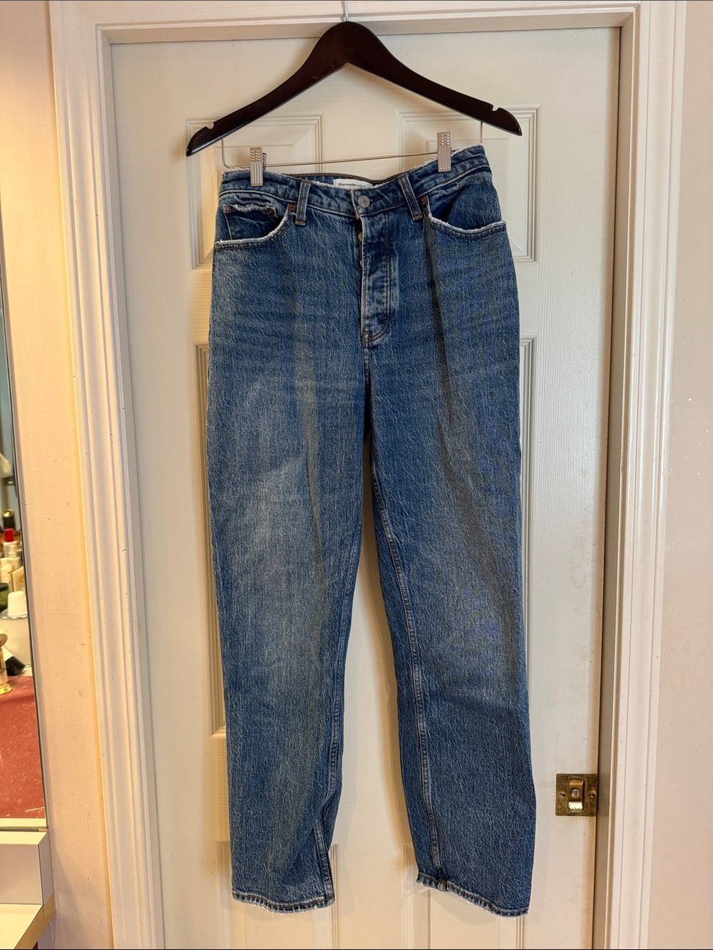 Abercrombie the dad high rise jean curve love